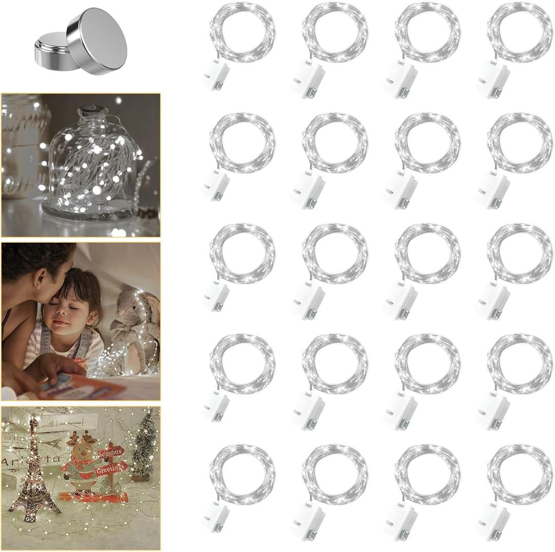 8 Modes Fairy String Lights, 20 Pack