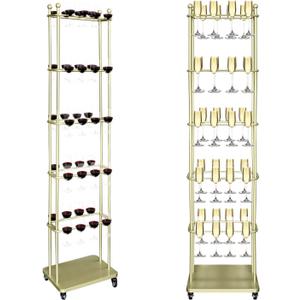 Champagne Wall Holder: 40 Glasses Wine Rack for Party or Bar, Metal Champagne Tower Stand with Storage Shelf, Display Cabinet for Wine Glasses