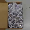 Jetec 32 Pcs PVC Pipe Clips Pool Cover Clamps for Above Ground Pool Greenhouses, Row Covers, Garden, Shelters, Bird Protection, 2.4 Inch Long(for 1 Inch PVC Pipe,White)