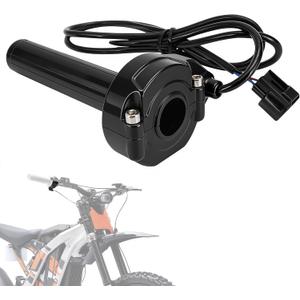 Throttle Handle with Rolling Bearing for Surron Light Bee,Nylon Motorcycle Twist Throttle Accelerator Grips with Cable Kit for Electric Dirt Bike Ebike Sur Ron Light Bee X/S