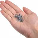 2 x uxcell 20pcs 4mm Spring Band Type Action Fuel/Silicone Vacuum Hose Pipe Clamp Low Pressure Air Clip Clamp, Zinc Plated
