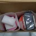 Grinsvalley 3 Pcs Mother's Day Flameless Candles Battery Operated Wax LED Flickering Flameless Pillar Candles with Remote for Home Table Dating Wedding Party Decor