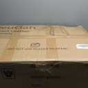 HeuGah Counter Height Bar Stools Set of 3, Brown Barstools with Back Support 26 Inch Faux Leather Bar Stools for Kitchen Island Counter Height Bar Chairs with Metal Legs