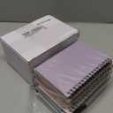 12 Pcs Large Index Cards with Ring Set 4x6 Colored Ruled Notecards with Waterproof Covers Spiral Flashcards for Studying, Learning, College, School, Office, Home Supplies(Retro)