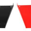 JSP Manufacturing Red & Black 16 Tool Standard Wrench Holder Wrench Organizer 2 Pack | Storage Rack Tray Tool Holder