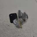 Upgrade Keyless Door Lock with Handle, Stainless Steel Waterproof Double Sided Keypad Lock (Black, Large Cushion)