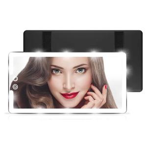 Led Sun Visor Vanity Mirror, Upgraded Large Car Mirrors with Lights, Dimmable Light up Vanity Makeup Mirror for Car,Rechargeable Universal Rear View Visor Mirrors