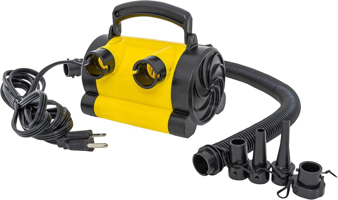 Airhead AHP-120 Kwik Tek Air Pump Canister (120-Volt), Yellow/Black