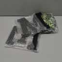 Pinkpum Wood Home Sign with Artificial Eucalyptus Wreath for O, Hanging Farmhouse Wall House Decor Wood Letters for Wall Art Rustic Home Decor, Wall Decor for Living Room Kitchen Entryway (Black) (9.8L" x 9.8W")