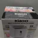 Igloo Portable Ice Maker with Scoop - Countertop Ice Maker with LED Control Panel & 1.5 Qt Water Tank - Ice Maker Produces 26 Lbs. of Ice in 24 Hours with 9 Large or Small Cubes in 7 Minutes- White