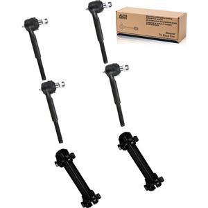 Inner Outer Steering Tie Rod End for Chevrolet C30 Pickup,G30 Van,P20 Van,C20 Pickup, Suburban 1965 1966 1967 1968 1969 1970 6 Pcs