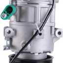 Hiolpen Air Conditioner A/C Compressor Compatible with 14-16 for Hyundai Elantra 13-18 for Elantra GT 14-16 for Kia Forte 14-17 for Kia Forte Koup 14-18 for Forte5 14-19 for Soul Replaces CO 29193C