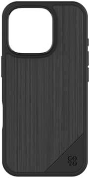 GoTo Flex Cell Phone Case for iPhone 16 Pro, Black Case, Featuring Durable Drop Protection and Thin Design, for Magsafe iPhone