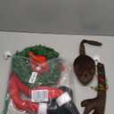 Reindeer Antlers and Heart Nose & Wreath Christmas Car Decorations