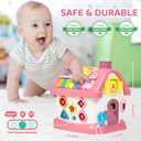 Marstone Toddler Toys for 1 Year Old Girl Gifts: First 1st Birthday Gifts for Girls and Boys, 8-in-1 Musical Learning House Baby Toys 6-12 12-18 Months, Educational Toddler for Ages 0-2