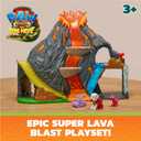PAW Patrol The Dino Movie Super Lava Blast Volcano Playset with 2 Figures, One Size