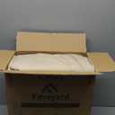 Favoyard Outdoor Seat Cushion Set 22 x 24 Inch Waterproof & Fade Resistant Patio Furniture Cushions with Removable Cover Deep Seat & Back Cushion with Handle and Adjustable Straps for Chair Sofa Couch (Beige)