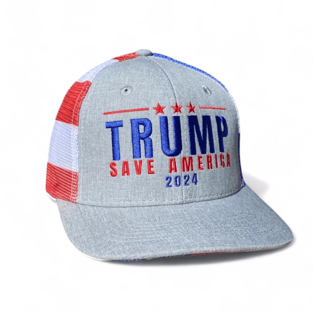Donald Trump 2024 Save America Patriotic Hat, 3 Pack