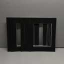 ZBEIVAN 11x14 Black Picture Mats with White Core Bevel Cut Frame Mattes for 8x10 Pictures - Pack of 12