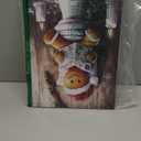 FTKBGHY Christmas Gingerbread Bathroom Canvas Wall Art Framed, Christmas Bathroom Decor, Rustic Xmas Gingerbread on the Toilet Poster Prints Wall Decorations for Washroom Restroom, 11x14 Inch