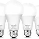 LED 12V Light Bulb, 100W Equivalent, Daylight White 5000K, 13W 1200 Lumens, 12 Volt AC/DC, Non-Dimmable E26 Base, Low Voltage Light Bulbs for Boat, RV, Shed, Off Grid Cabin, and Solar Power, 4-Pack