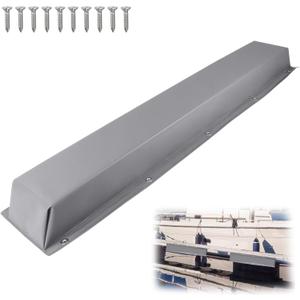 ORLANG 36"/48"/59"/72" Dock Bumpers,Dock Fenders with Stainless Steel Screws,Boat Dock Bumpers,Dock Post Bumper for Docking Edges, Piling, Vertical Poles, Horizontal Decks or Piers(Multiple Colors), 48 In-1Pack
