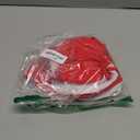 Zonsaoja Women String Bikini Set Halter Side Tie Two Piece Swimsuit Triangle Bathing Suits Red L