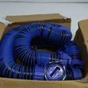 DUMPMAN 20 FT RV Sewer Hose Kit, Sewer Hose for RV Camper - Includes 2 Attachable 10 ft Sewer Hose with Swivel Fitting, 90 Degree Clear View Sewer Adapter, and 4 Storage Caps