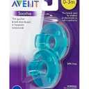 Philips Avent SCF190/01 Soothie 0-3mth Green/Green, 2 Count