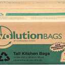 Evolution Trash Bag Tall Kitchen DRAWSTRING, 100 bags/box, made with 70% CERTIFIED PCR material