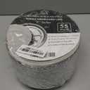 Spare Essentials (55 Pack) 7" Round Foil Pans with Lids - Small Aluminum Pans - Freezer & Oven Safe Round Aluminum Pans with Lids - Takeout Containers for Baking, Roasting, Air Fryer Food Storage