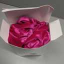 Christmas Tree Topper Bow 90x18 Inch Giant Large Velvet Bow with Long Streamers Huge Decorative Wrapping Gift Decor for Xmas Tree Front Door Patio Outdoor Wedding Arch(Hot Pink)