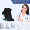 QUXIANG Compression Socks for Women & Men Circulation 3/6/7 Pairs Arch Ankle Support 15-20 mmHg Best for Running Cycling (White, XL)