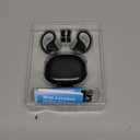 iLive IAEBTW53B Bluetooth True Wireless Earbuds with Built in Mic, IPX7 Waterproof, Charging Case, and Bluetooth 5.3 (Black)