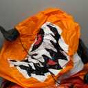 COMIN 8 FT Halloween Inflatables Horror Flame Pumpkin Demon Outdoor Decorations Blow Up Yard with Built-in LEDs for Indoor Party Garden Lawn Decor