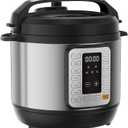 Sweetcrispy 16-in-1 Electric Pressure Cooker 6QT, 12-Preset Multi Cookers with Ceramic Pot, Slow Cook Rice Steamer Saut Soup Yogurt Maker and More, Recipe Book