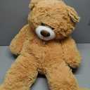 HollyHOME Big Teddy Bear Large Teddy Bear Stuffed Animal Birthday Valentines Day Plush for Kids and Girlfriend 36 inch Tan