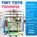 55" Toddler Trampoline for Kids Ages 38 Indoor & Outdoor Kids Trampoline Anti-Tilt Frame, Adjustable Gym Bar, Basketball Hoop, Ocean Balls, Boxing Bag, Hammock & Boxing Gloves