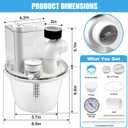 R211100 Vac-Mate Pool Skimmer Attachment Pool Cleaner Dispenser Box for Pentair Multi-Function Vacuum Skimmer Attachment Skimmer Basket for Inground Pool