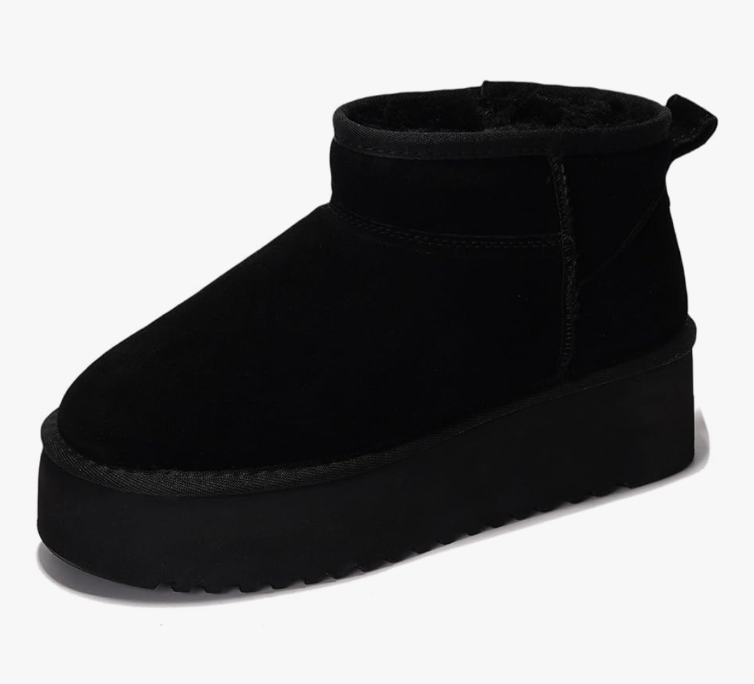 Project Cloud 100% Genuine Leather Ankle Boots for Women - Anti-Slip Memory Foam Insole Womens Boots - Lightweight Winter Womens Shoes, Ankle Booties for Women, Size: 5