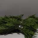 Artificial Norfolk Pine Garland - Faux Christmas Garland Fake Green Garland for Fireplace, Table, Stairs, Mantle, Window, Indoor Outdoor, Home, Holiday Decor (1 PC, 9 FT)