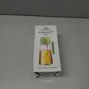 2-in-1 Yellow 16oz/470ml - Olive Oil Sprayer for Cooking, Salad and BBQ, Leakproof Oil Dispenser for Frying, Glass OliveOil Multifunctional Sprayer/Dispenser Bottle for Cooking, Oil Mister Bottle