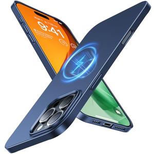 TORRAS Magnetic Slim Fit for iPhone 16 Pro Case 6.3 inch, Ultra-Thin 16 Pro Case Compatible with MagSafe, Lightweight Matte Anti-Scratch Hard PC Cover Phone Case for iPhone 16 Pro OriginFit, Blue