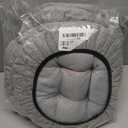 Marsui 4 Pieces Soft Stool Covers Round Bar Stool Cushions with Elastic Band Padded Seat Covers Nonslip Round Seat Cushions for Chairs Slipcovers(12 Inch,Light Gray)