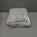 H.VERSAILTEX Natural Linen Sheer Curtains Flax Linen Blended Curtain Panels Living Room, Nickel Grommet Semitransparent Semi-Sheer Soft Privacy Drapes, Natural, 84 inches Long 2 Panels