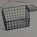 Large Rustproof Shower Caddy Hanging, 304 Stainless Steel Hanging Shower Organizer Basket for Bathroom & Bathtub, Over the Rod Shower Rack for Shampoo, Conditioner, Soap & Bath Accessories