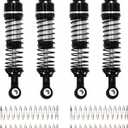 AMK TRX4M Shocks 52mm Metal Adjustable Absorber Springs Hydraulic Threaded Damper for 1/18 RC Crawler TRX4M Upgrades