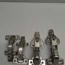 Chibery 2 Pair 135 Degree & 165 Degree Hinges Kit for Pie Corner Cabinets, Hidden Lazy Susan, Face Frame Self Closing, Clip On, Smooth Slow Close, Concealed Mount for Bi-fold Door, Kitchen Cupboard