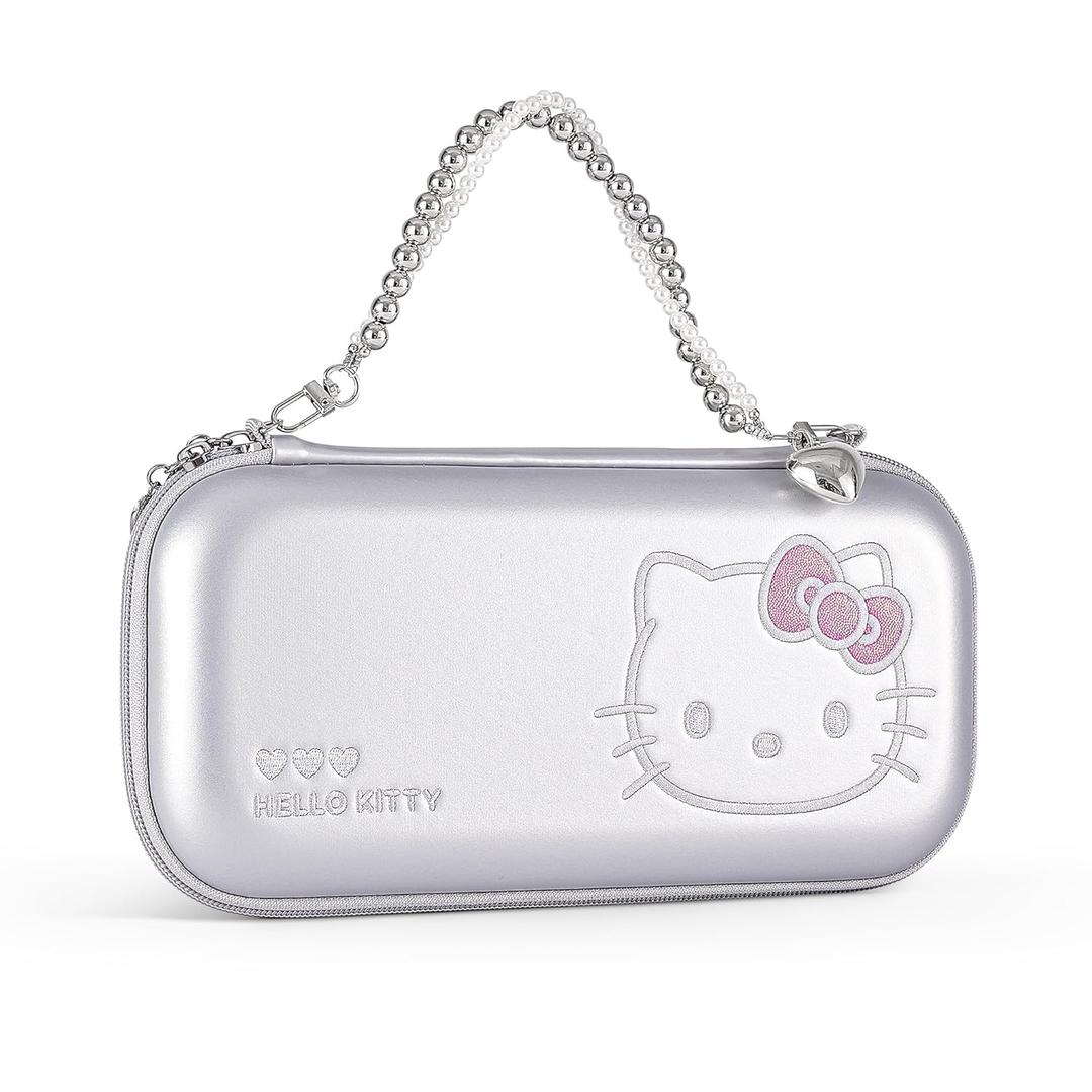 Kuitmor Carrying Case Compatible with Switch 2 (2025), Hardshell Storage Bag with Delicate Hand Chain, Portable Case for Switch 2 Game Console - HLK