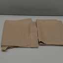 OWENIE Sheer Curtains 63 inch Length 2 Panels Set, Rod Pocket Voile Fimly Sheer Drapes for Living Room/Bedroom, 2pcs, Each 42" W x 63" L, Beige